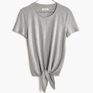 NWOT Madewell Modern Tie-Front Tee